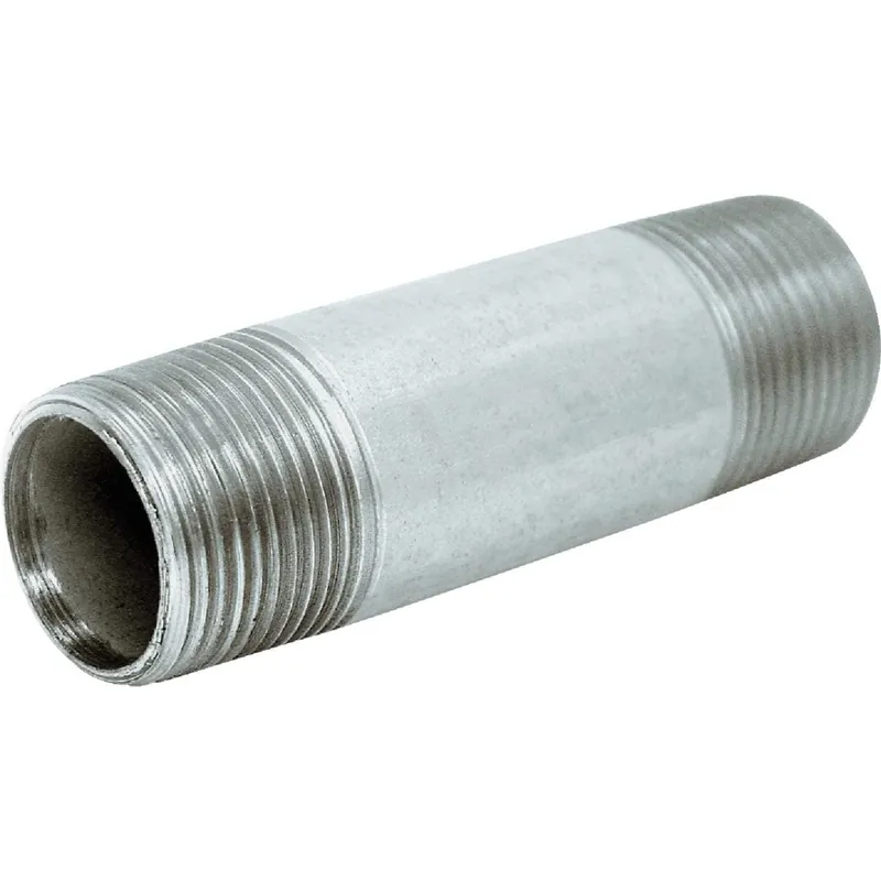Anvil 8700148706 3/8 In. x 6 In. Welded Steel Galvanized Nipple