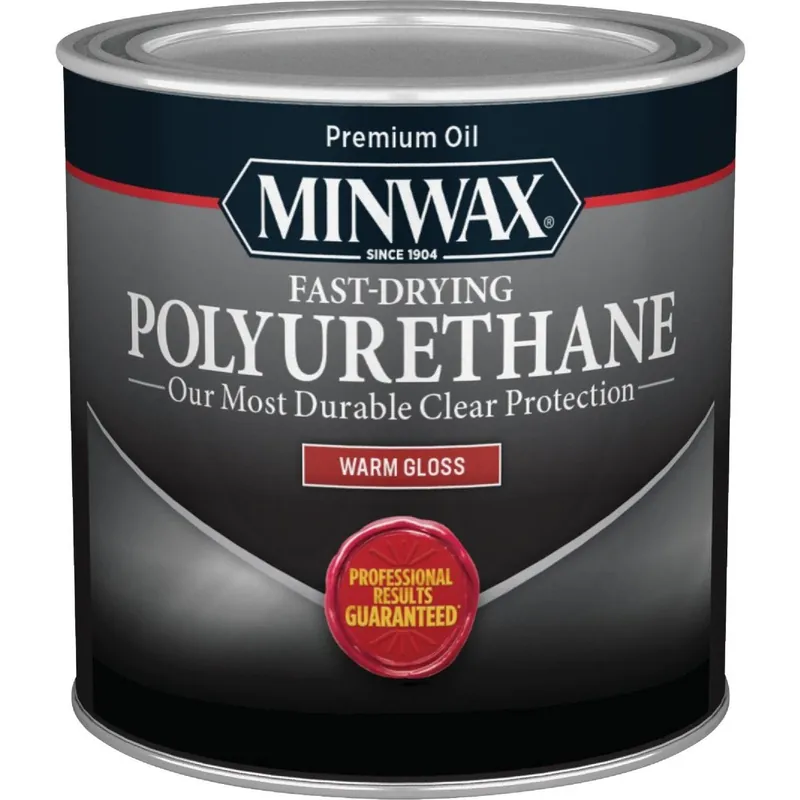 Minwax 230004444 Minwax Gloss Fast-Drying Interior Polyurethane 1/2 Pt. Replacement MPN