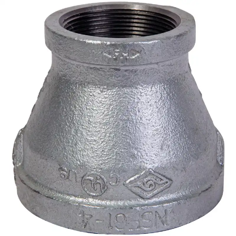 Southland 511-375BG 1-1/2 In. x 1 In. FPT Reducing Galvanized Coupling