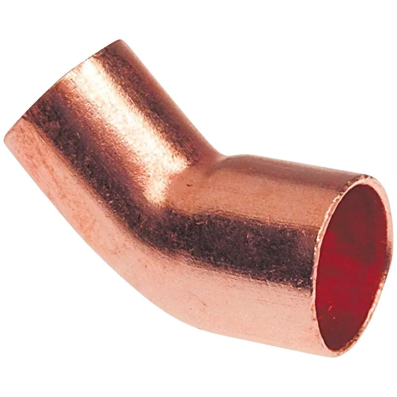 NIBCO W01420D 1 In. 45 Deg. Copper Street Elbow (1/8 Bend) W01420D