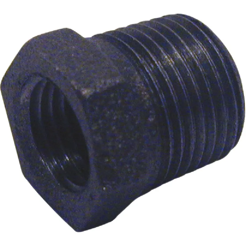 B&K 521-976BG 1-1/2 In. x 1-1/4 In. Hexagon Black Iron Bushing