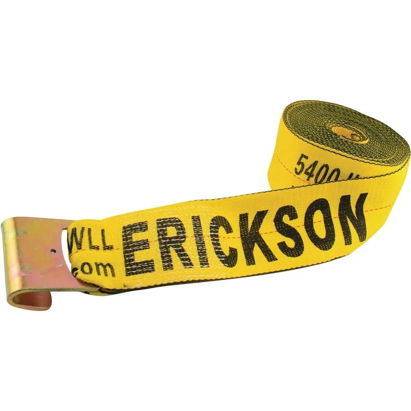 Erickson 58800 4 x 30' Polyester Webbing Winch Strap