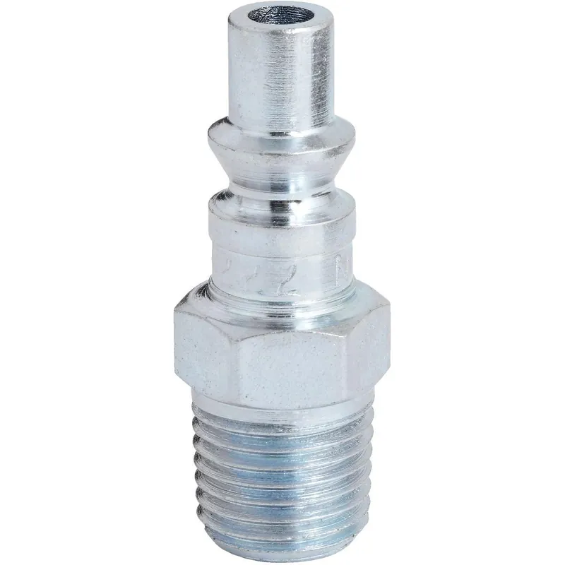 Milton S-777 1/4 In. MPT Steel-Plated A-Style Plug