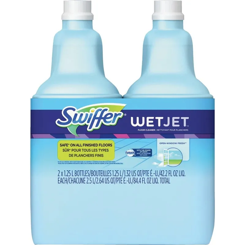 Swiffer 26535 WetJet Multi-Purpose Open-Window Fresh Floor Cleaner (2-Pack)