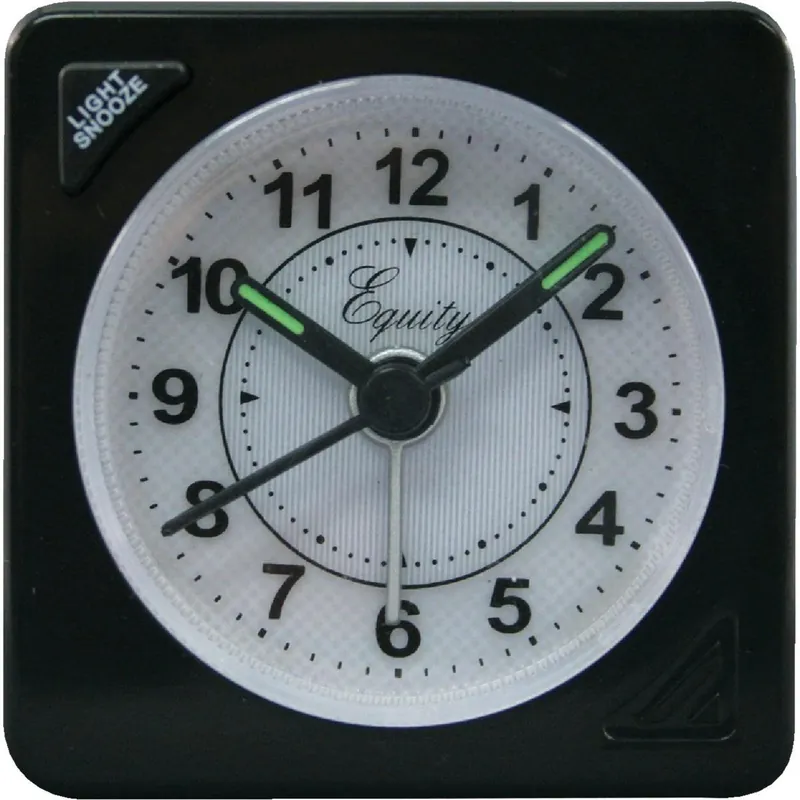 La Crosse Technology 20078 Equity Quartz Analog Travel Alarm Clock