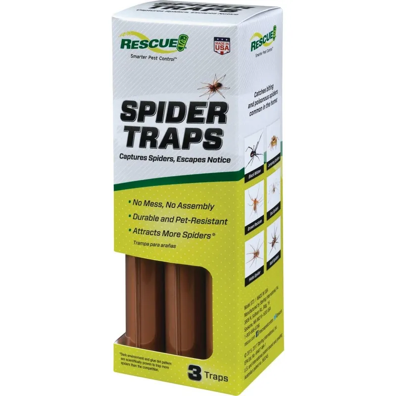 Rescue ST3-BB4 Indoor Glue Spider Trap (3-Pack)