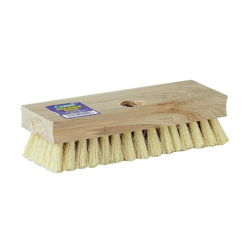 DQB 11643 8 In. x 1-1/16 In. Tampico Fiber Threaded Hole Acid/Glue Brush