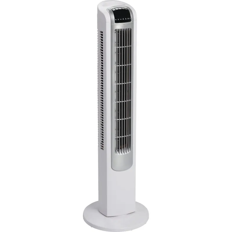 Best Comfort RX-36A 35 In. 3-Speed White & Silver Tower Fan