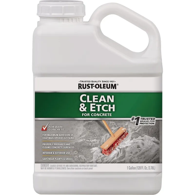 Rust-Oleum 301242 Concrete Clean & Etch Ready-To-Use