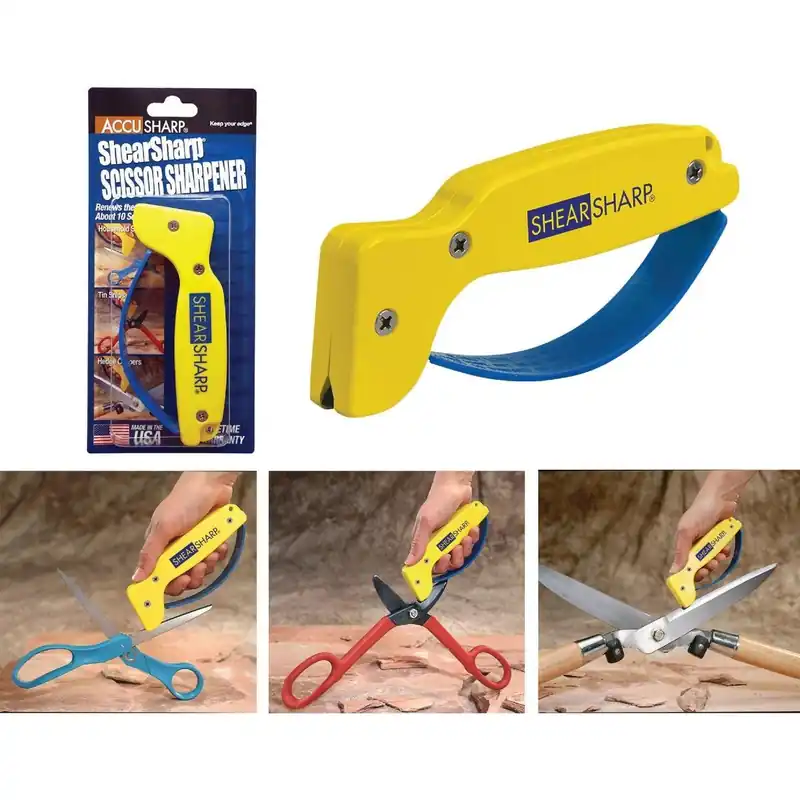 AccuSharp 002C ShearSharp Diamond-Honed Tungsten Carbide Blade Scissor Sharpener