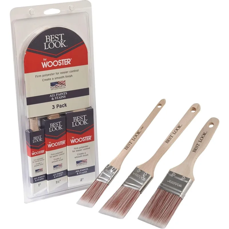 Best Look D4025 Paint Brush Set (3-Piece)