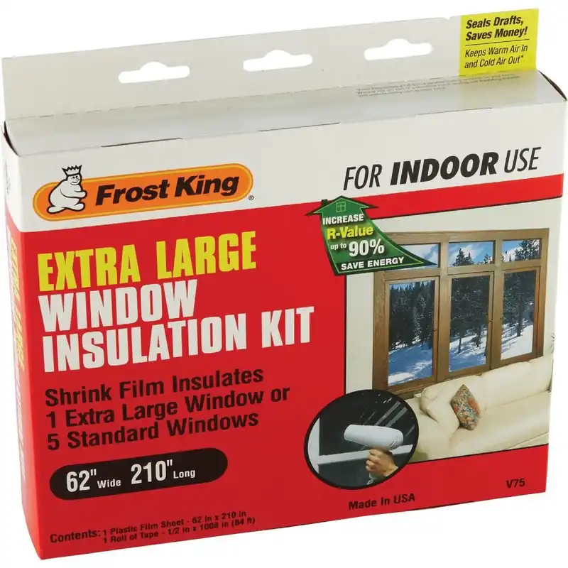 Frost King V75H Indoor Shrink Film Window Kit