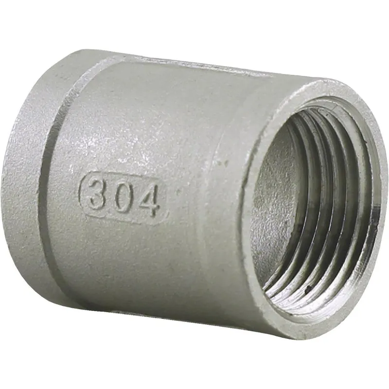 PLUMBEEZE U2-SSC-12 PLUMB-EEZE 1-1/4 In. FIP Stainless Steel Coupling