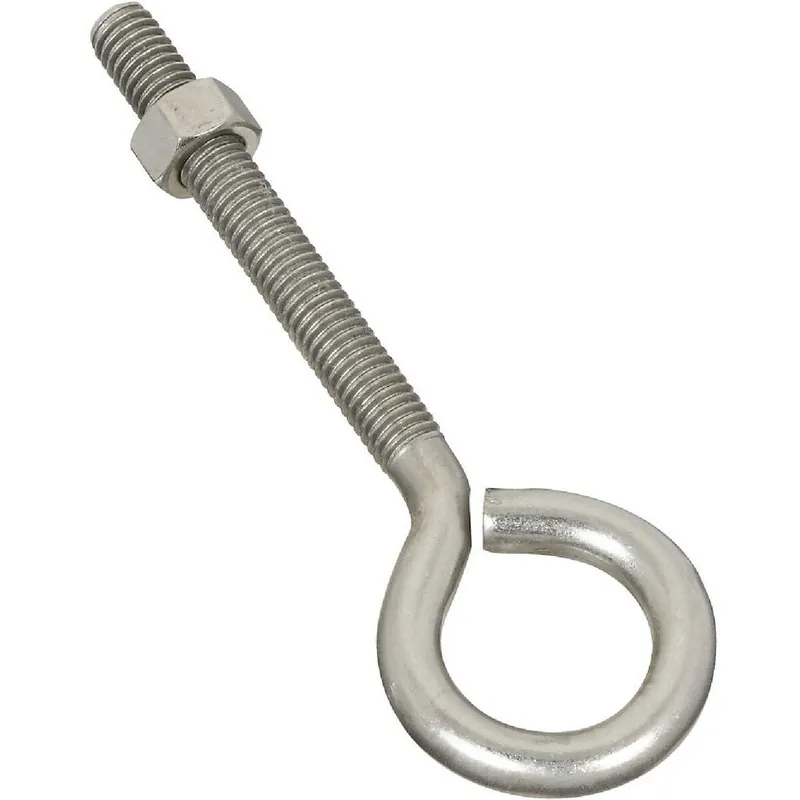 National N221655 3/8 In. x 5 In. Stainless Steel Eye Bolt