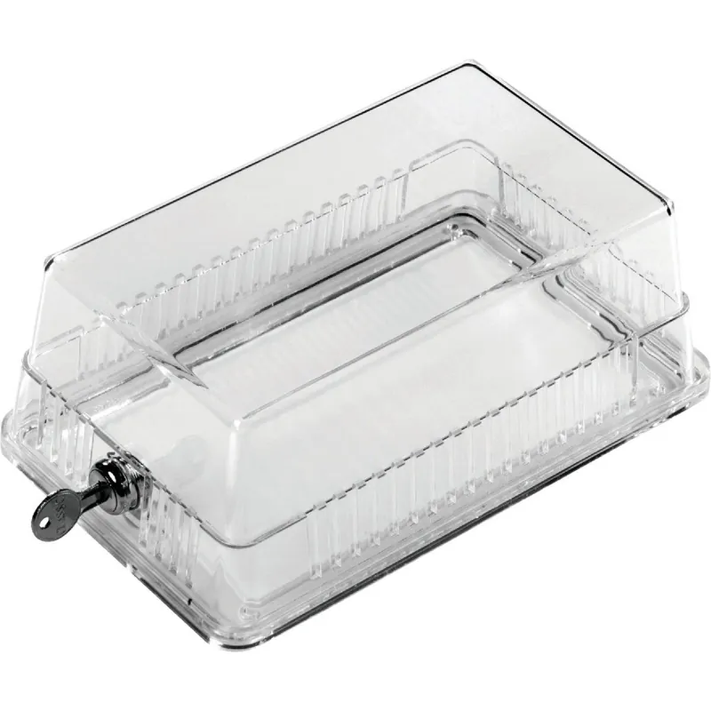White Rodgers G10 Clear Cover/Solid Baseplate 6-3/8 In 3-1/2 In Thermostat Guard