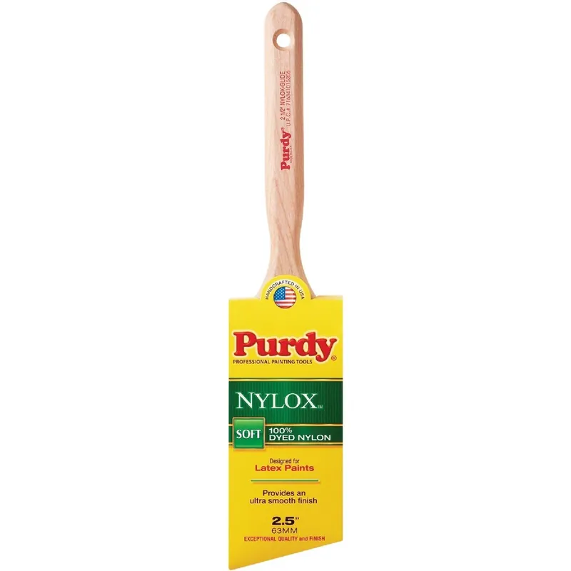 Krylon 144152225 Purdy Nylox Glide 2-1/2 In. Angular Trim Soft Paint Brush