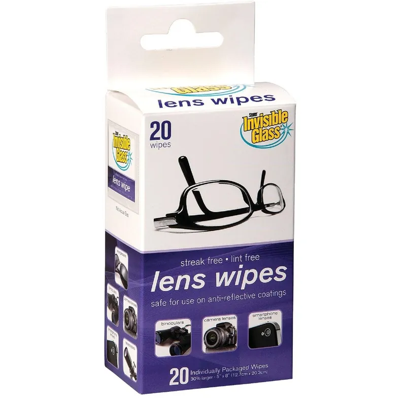 Stoner 90102 Invisible Glass Premium Lens Wipes (20-Pack) Replacement MPN