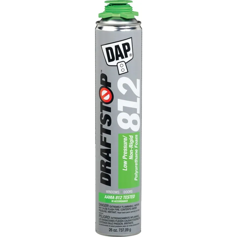 Dap 80812 Draftstop 812 26 Oz. Low Pressure/Non-Rigid Polyurethane Foam Sealant
