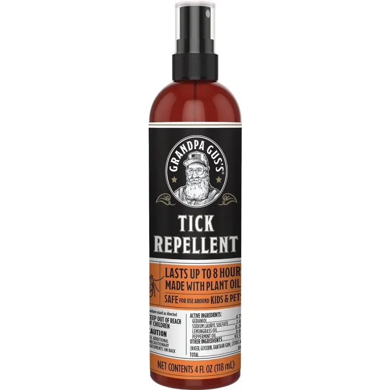 Grandpa Gus GTK-4-12 4 Oz. All Natural Tick Repellent Pump Spray