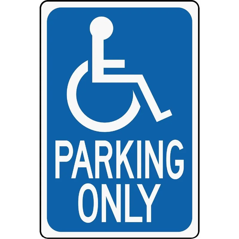 Hy-Ko HW-13 Handicap Parking Only