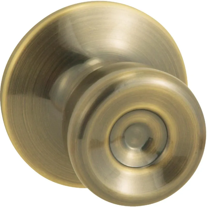 Steel Pro TR830B Antique Brass Hall & Closet Door Knob