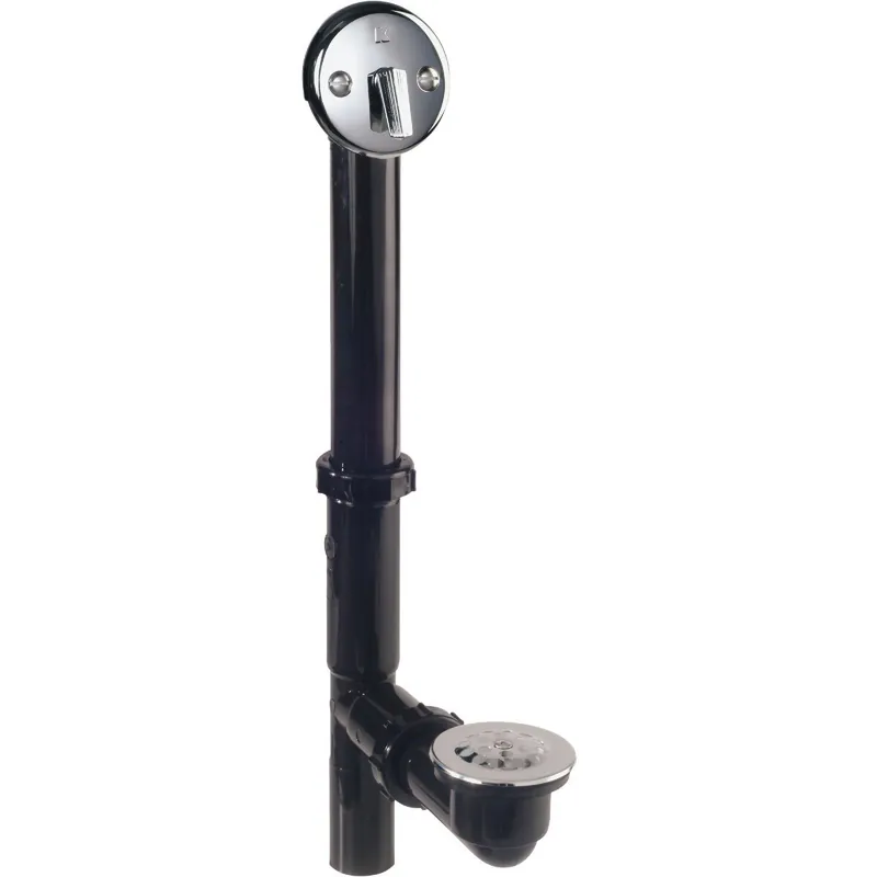 Keeney 64B Bath Drain with Polished Chrome Trim