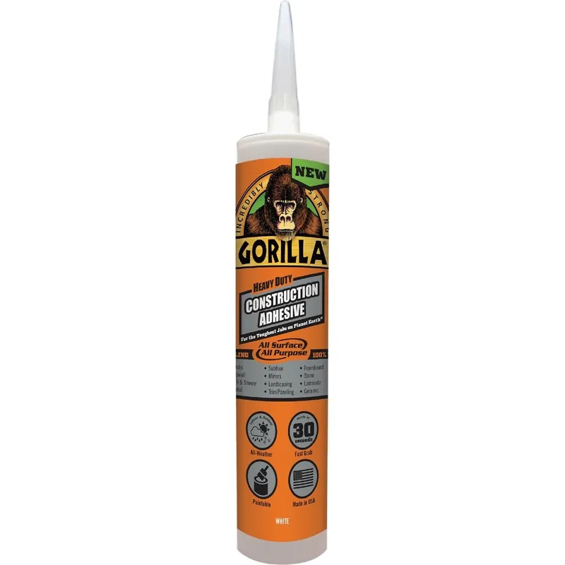 Gorilla Glue 8010003 Gorilla 9 Oz. All Surface Construction Adhesive