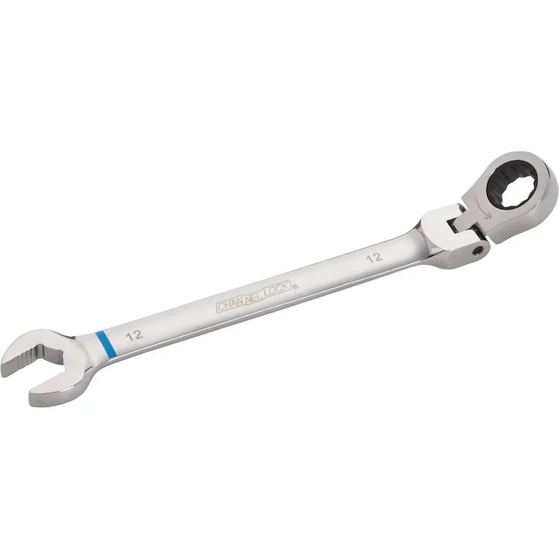 Channellock 321176 Metric 12 mm 12-Point Ratcheting Flex-Head Wrench