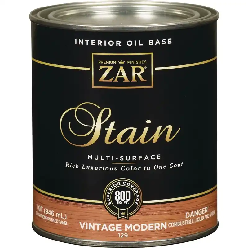 ZAR 12912 UGL12912 Oil-Based Wood Stain Vintage Modern 1 Qt. Replacement 12912