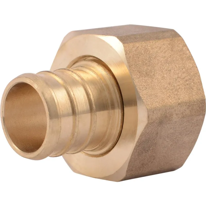 SharkBite UC530LFA 3/4 In. Barb x 3/4 In. FPT Brass PEX Adapter