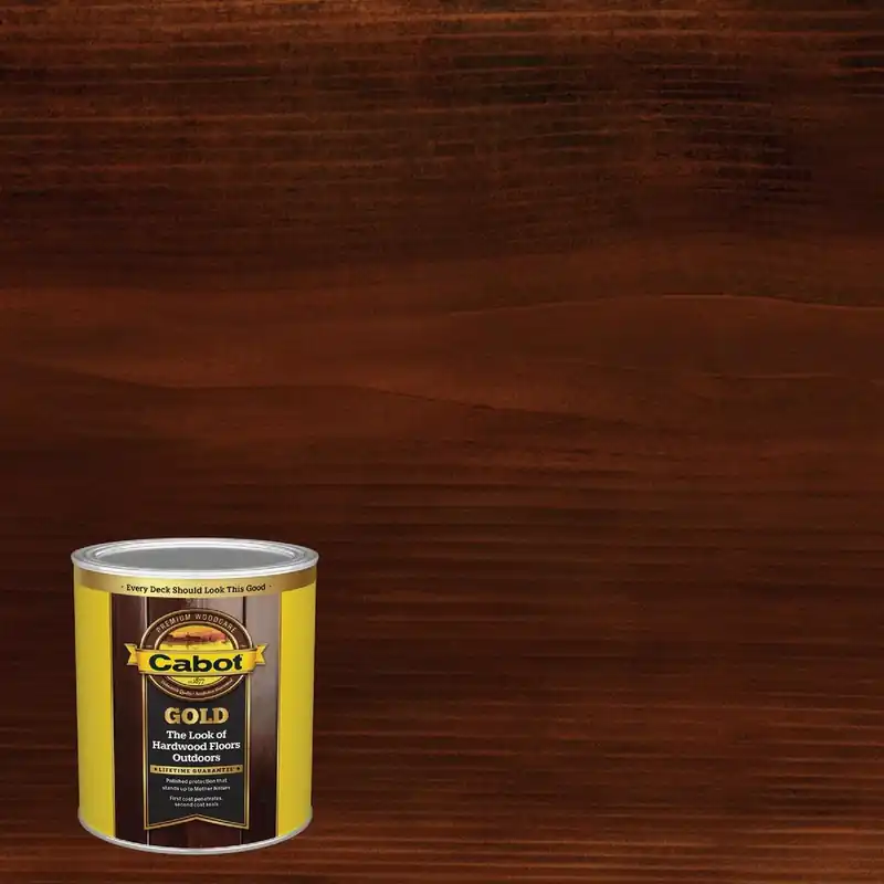 Cabot 140.0003473.005 Gold Exterior Stain Moonlit Mahogany 1 Qt.