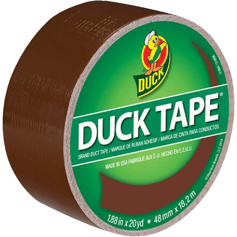 Duck Brand 1304965 Duct Tape 1.88 In. x 20 Yd. Colored Duct Tape, Brown