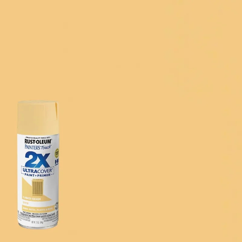 Rust-Oleum 334079 Painter's Touch 2X Ultra Cover 12 Oz Satin Paint + Primer