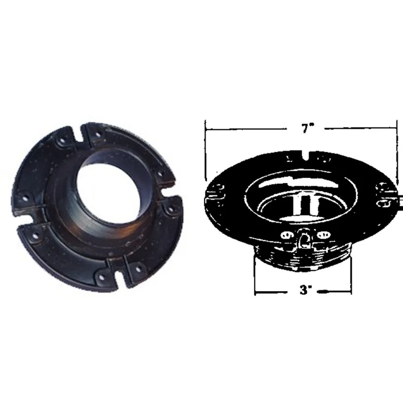 US Hardware P-110C MIP ABS Toilet Flange for Mobile Home