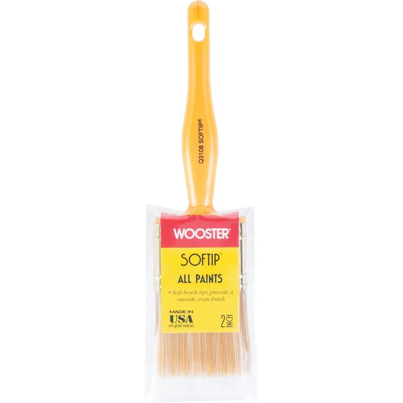 Wooster Brush Q3108-2 Wooster Softip 2 In. Flat Sash Paint Brush