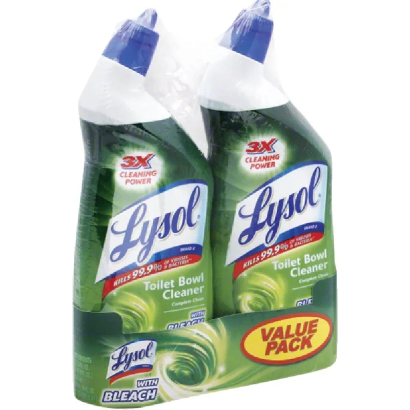 Lysol 1920080078 Toilet Bowl Cleaner with Bleach 24 Oz. (2-Pack) Replacement MPN