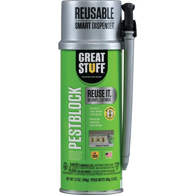 GREAT STUFF 99112809 Great Stuff Smart Dispenser 12 Oz. Gray Pestblock Sealant