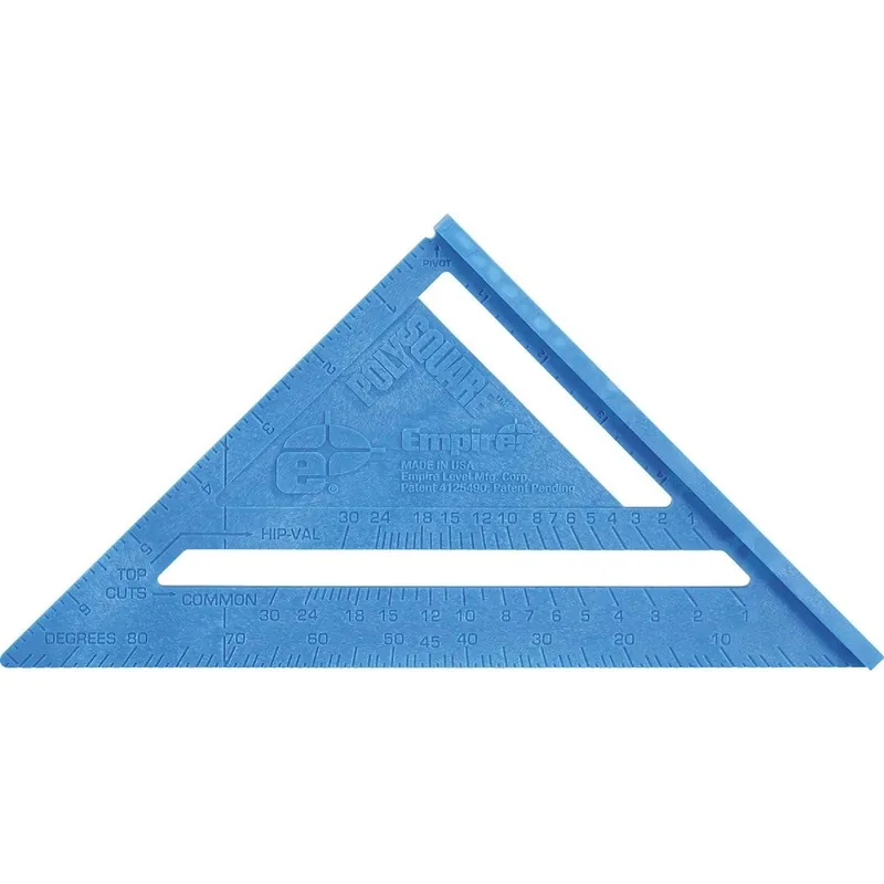 Empire 296 7 In. Plastic Polysquare Rafter Square