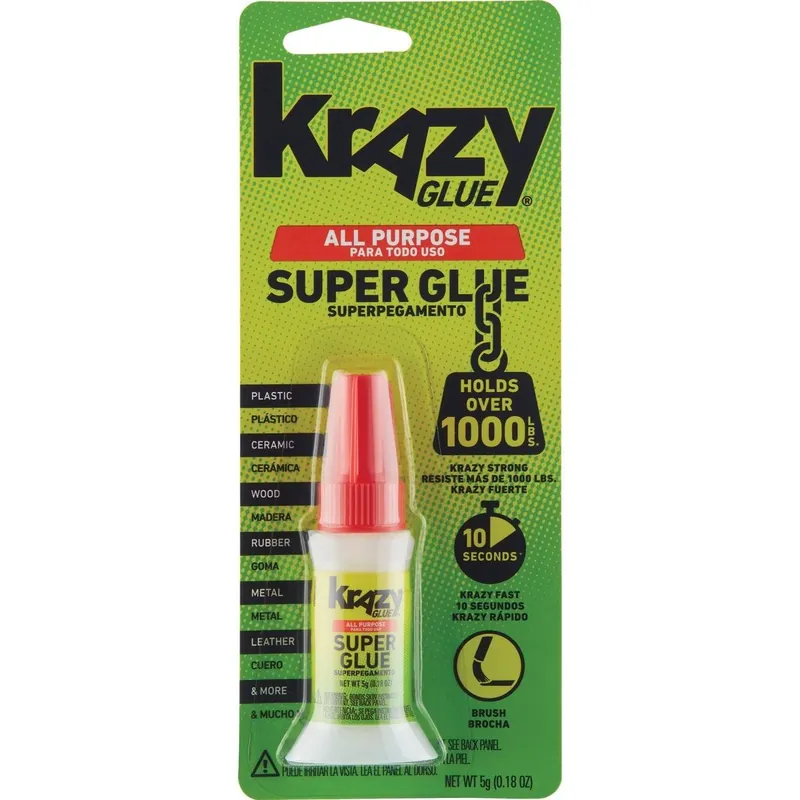 Krazy Glue KG92548R Liquid All-Purpose Super Glue with Brush