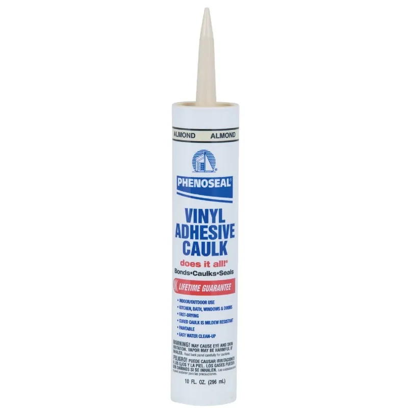 DAP 02102 Phenoseal 10 Oz. Almond Vinyl Adhesive Caulk