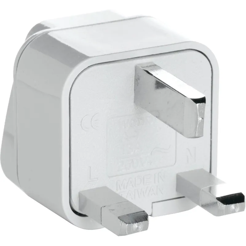Conair NWG135X 3-Blade Foreign Adapter Plug England/Hong Kong/Africa