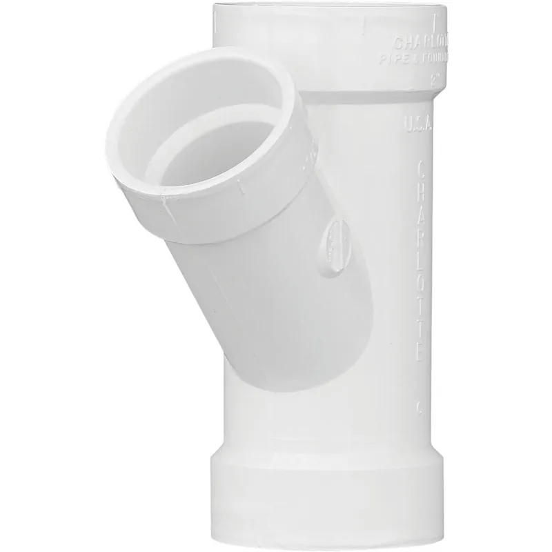 Charlotte Pipe PVC006011000HA Schedule 40 DWV Reducing PVC Wye