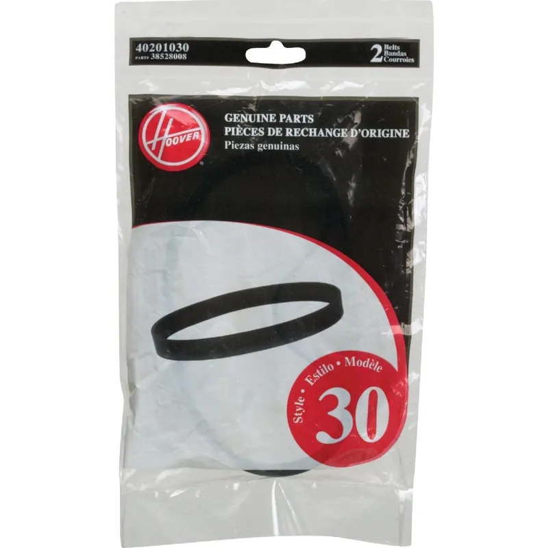 Hoover 40201030 Type 30 Power Drive Concept One and PowerMax Vacuum Cleaner Belt (2-Pack)