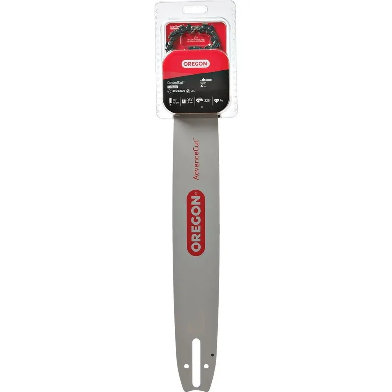 Oregon Cutting 105670 Oregon AdvanceCut 18 In. 74 Drive Links Bar & Chain Replacement Combo