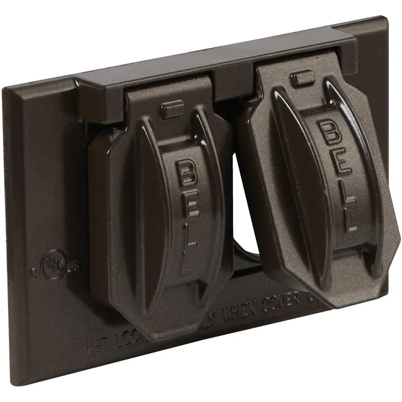 Bell 5180-2 HUB5180-2 Weatherproof Outdoor Outlet Cover
