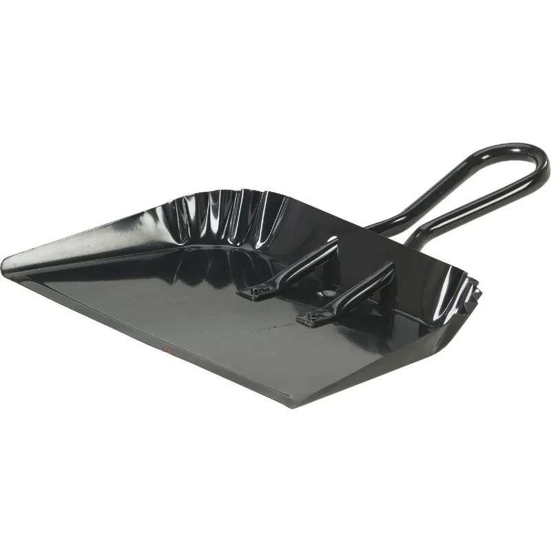 Harper H495 16 In. Black Metal Heavy Duty Dust Pan