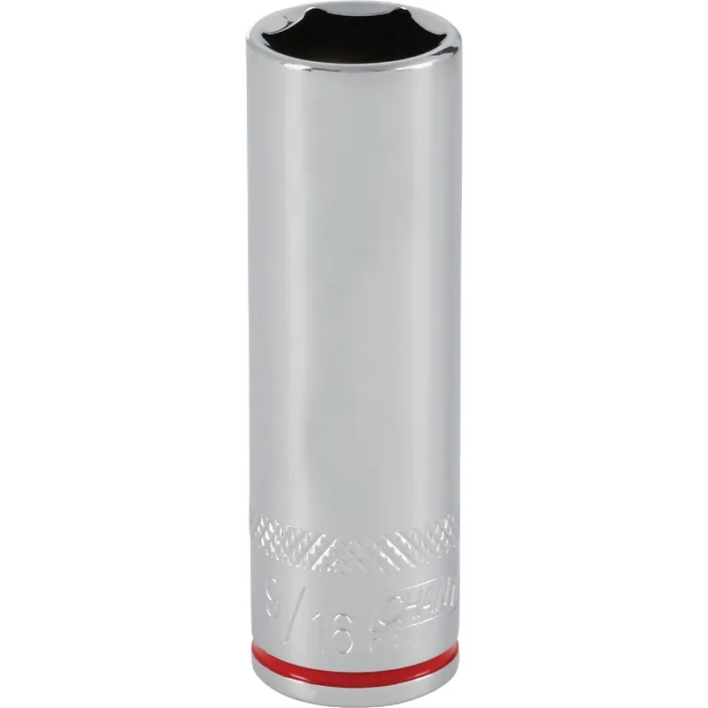 Channellock 305278 3/8 In. Drive 9/16 In. 6-Point Deep Standard Socket