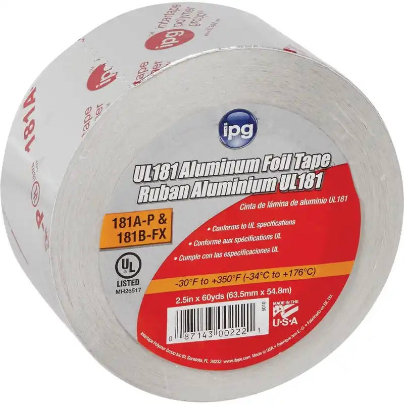 Intertape 99607 Intertape 2-1/2 In. x 60 Yd. UL 181 Aluminum Foil Tape