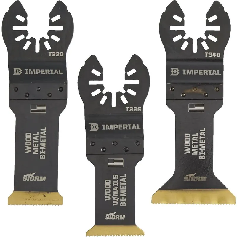 Imperial Blades IBOATV-3 ONE FIT Storm Oscillating Blade Assortment 3-Piece