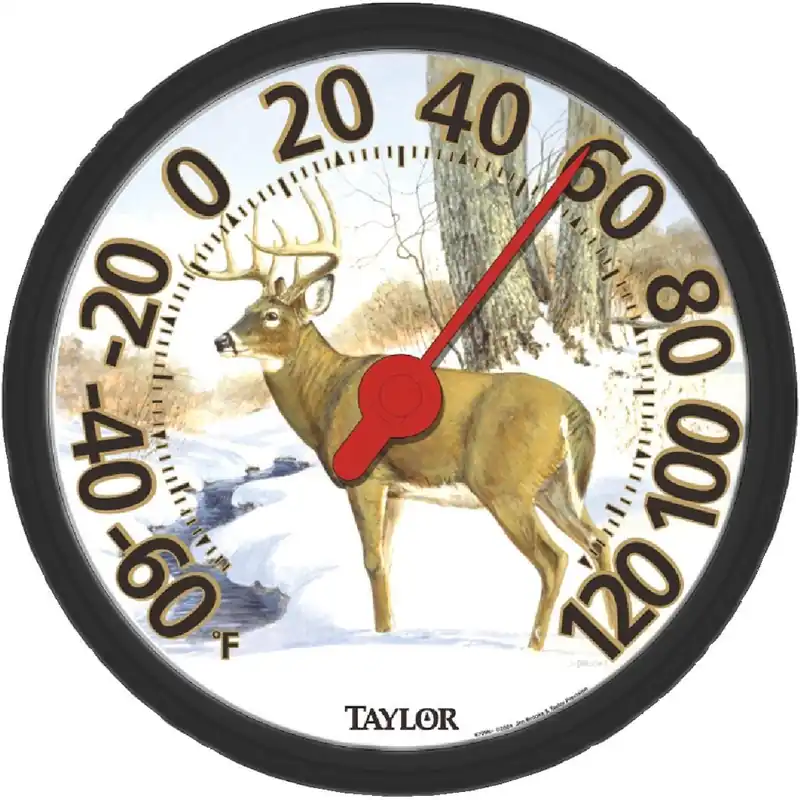 Taylor 6709E Outdoor Wall Thermometer 13-1/2 Fahrenheit -60 To 120